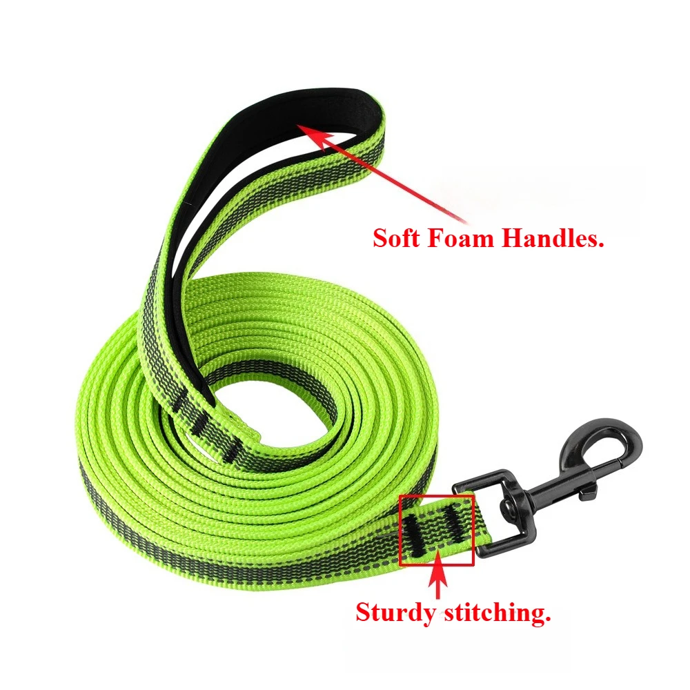 Correa larga resistente para perros, plomo de entrenamiento antideslizante de 1,2 M/3M/5M/10M/15M para perros grandes y grandes, cuerda de tracción duradera y fuerte para mascotas - imagen 3