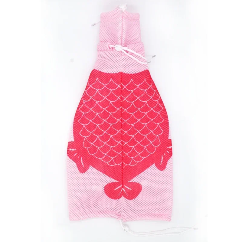 Bolsa de baño de malla para mascotas, bolsas de lavado para el cuidado de gatos, sin arañazos, suministros ajustables para gatos, bolsa de limpieza para el baño, bolsas para recortar uñas de mascotas - imagen 5