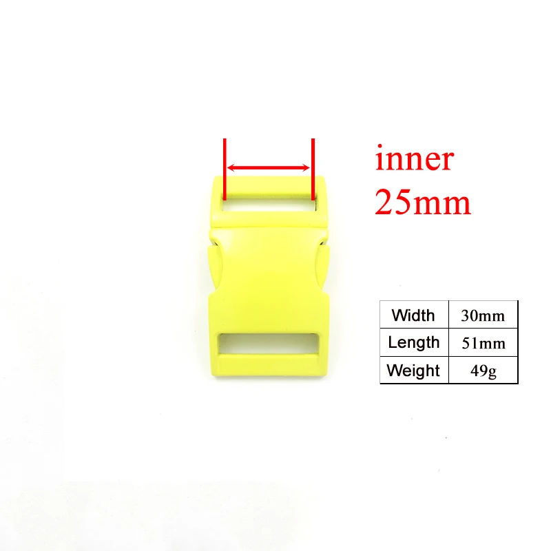 20 piezas collar de perro hebilla de metal hardware para correas de 20mm y 25mm piezas de correa de perro DIY de alta calidad 7 colores - imagen 3