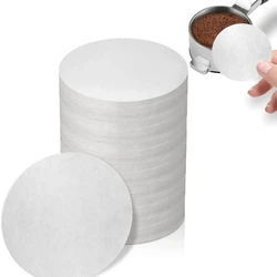 Filtro de papel de café de 500 Uds., filtro de café expreso sin blanquear de 58mm, papel portátil de pantalla Compatible con Breville Barista, Mr