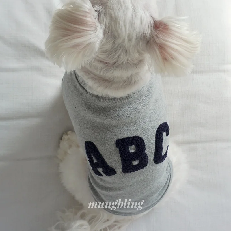 Moda invierno ropa cálida para mascotas letra bordada Schnauzer sudadera abrigo para perro eddy ropa cálida de dos patas cosas para perros - imagen 4