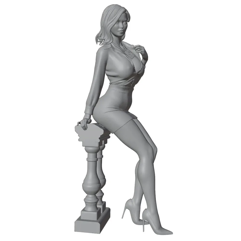 Kit modelo resina 3D de chica sexy – Miniatura GK sin montar ni pintar