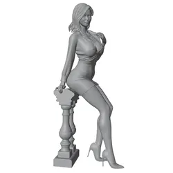 Kit modelo resina 3D de chica sexy – Miniatura GK sin montar ni pintar