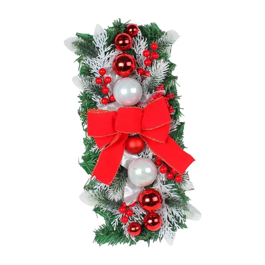 Navidad escalera botín Oficina interior adorno de Acción de Gracias Navidad puerta de casa guirnalda de escalera