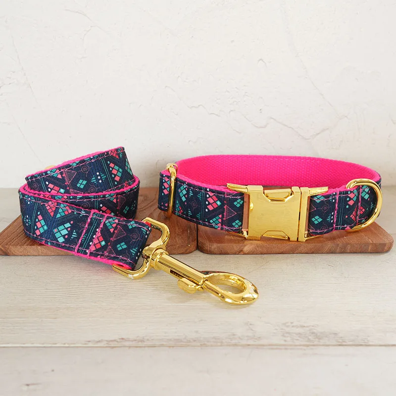 Dog Collar Leash Set