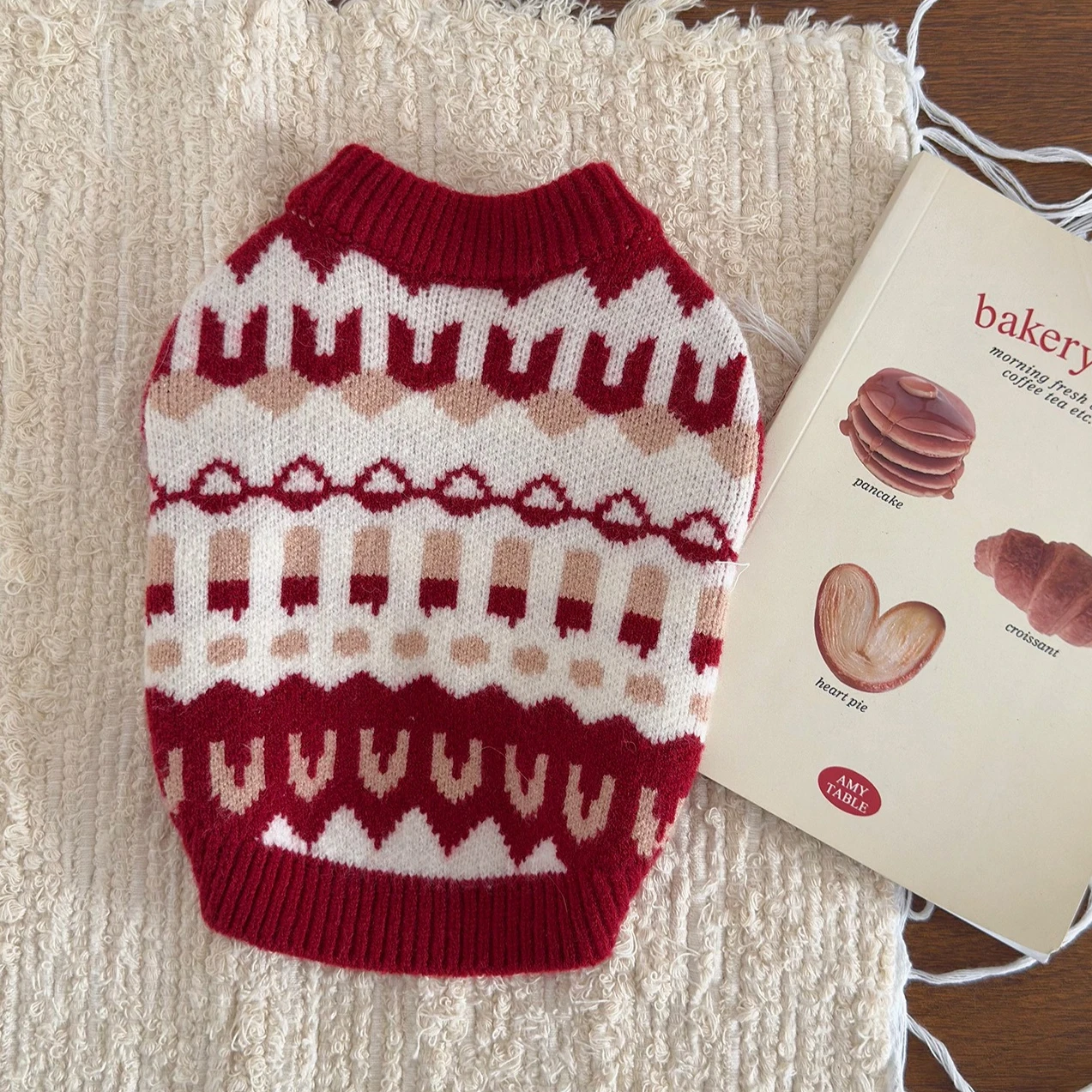 Pet Autumn/Winter Christmas Sweater Cat Teddy Schnauzer Dog Coat Puppy Clothes Dog Clothes for Small Dogs