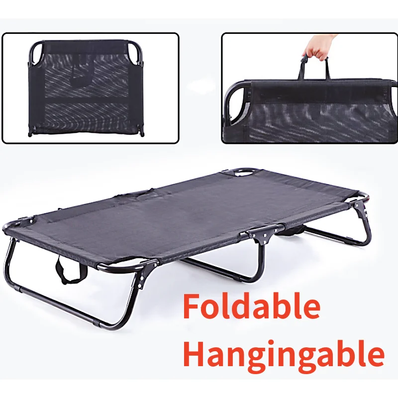 Cama para perros, camas plegables para perros grandes, casa para acampar al aire libre, cama para perros transpirable, sofá cama para mascotas fuera del suelo de verano, esteras, nido para mascotas - imagen 3