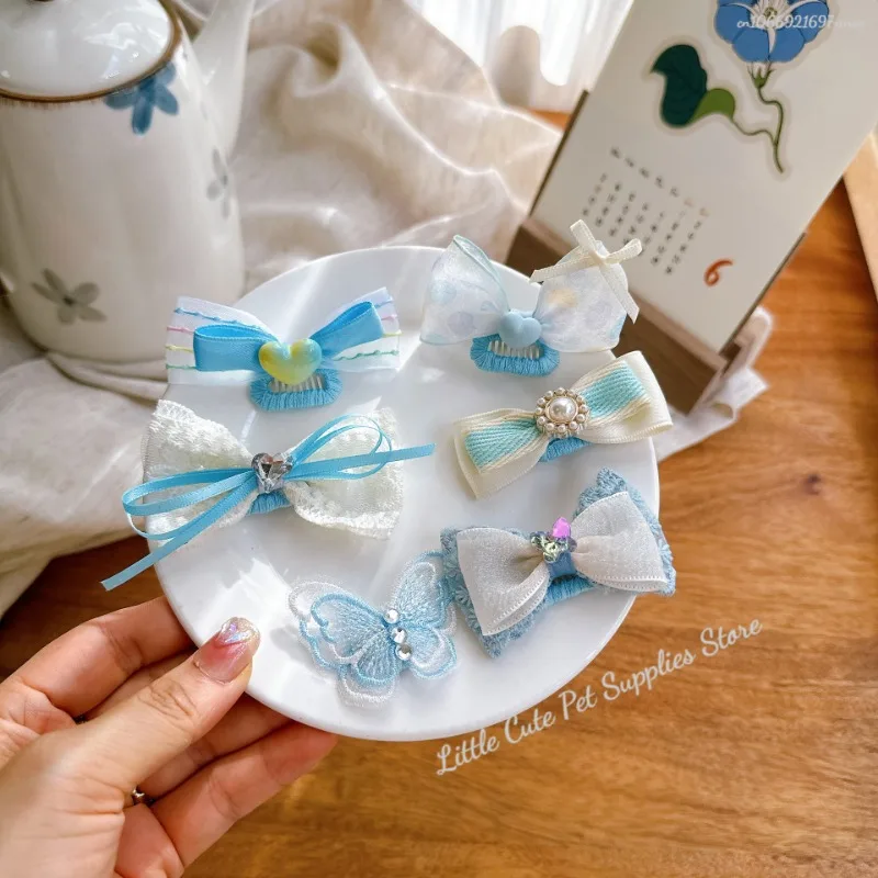 Yorkshire Pet BB Clip Horquilla Bigbear Tocado Cachorro Clip Perro Haircard Maltés Pequeño Clip Teddy Accesorios para el cabello одяг для соislav - imagen 3