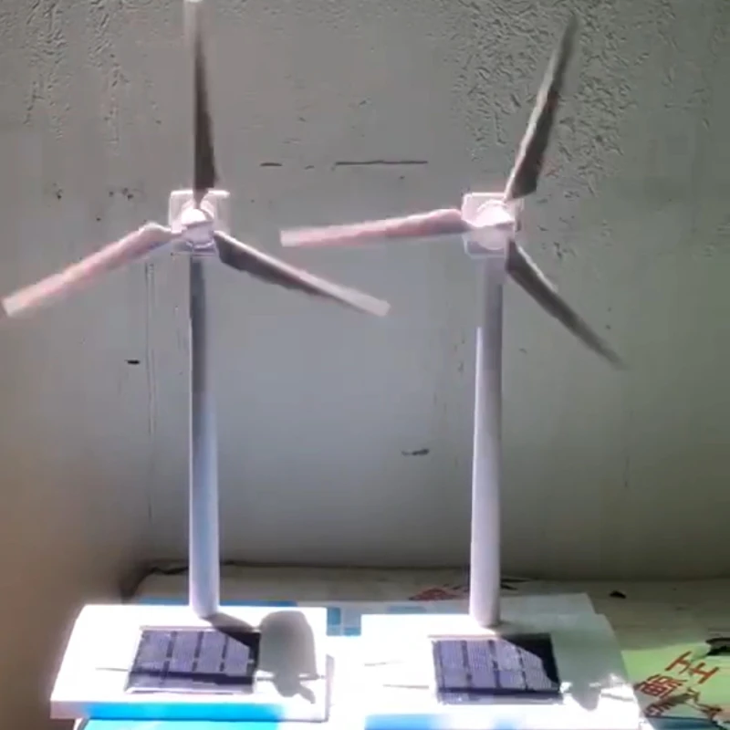 Molino de viento solar plástico para gatos – Montar y decorar jardín - imagen 4