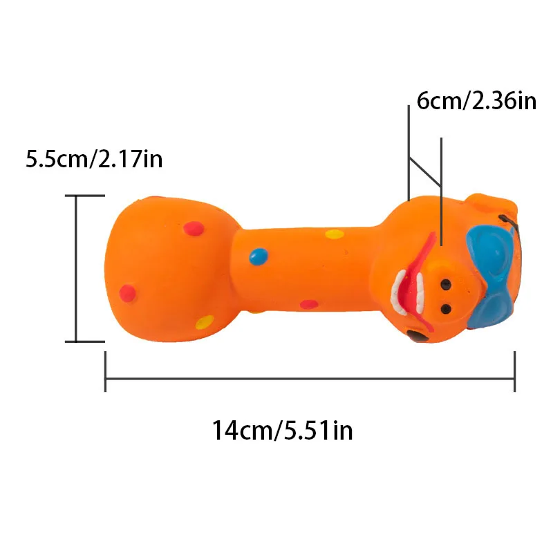 Divertido juguete para perros con barra, juguete interactivo chirriante para masticar para perros, juguete molar antimordida duradero, juguete divertido para mascotas para unir - imagen 4