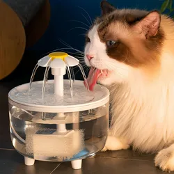 Fuente de agua automática silenciosa USB para gatos y perros