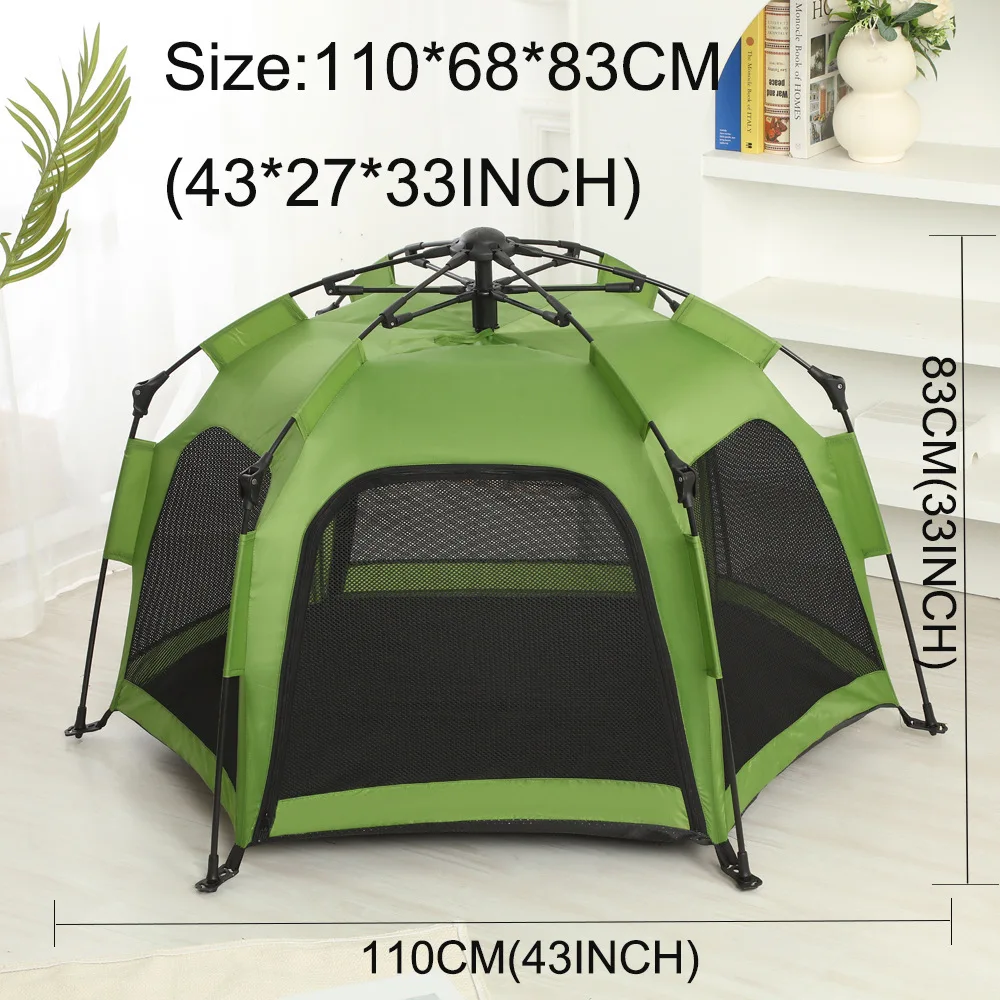 Tienda de campaña para mascotas al aire libre, tienda de campaña para perros y gatos, audaz y gruesa, duradera, resistente a los arañazos, jaula nido para perros medianos y pequeños - imagen 3