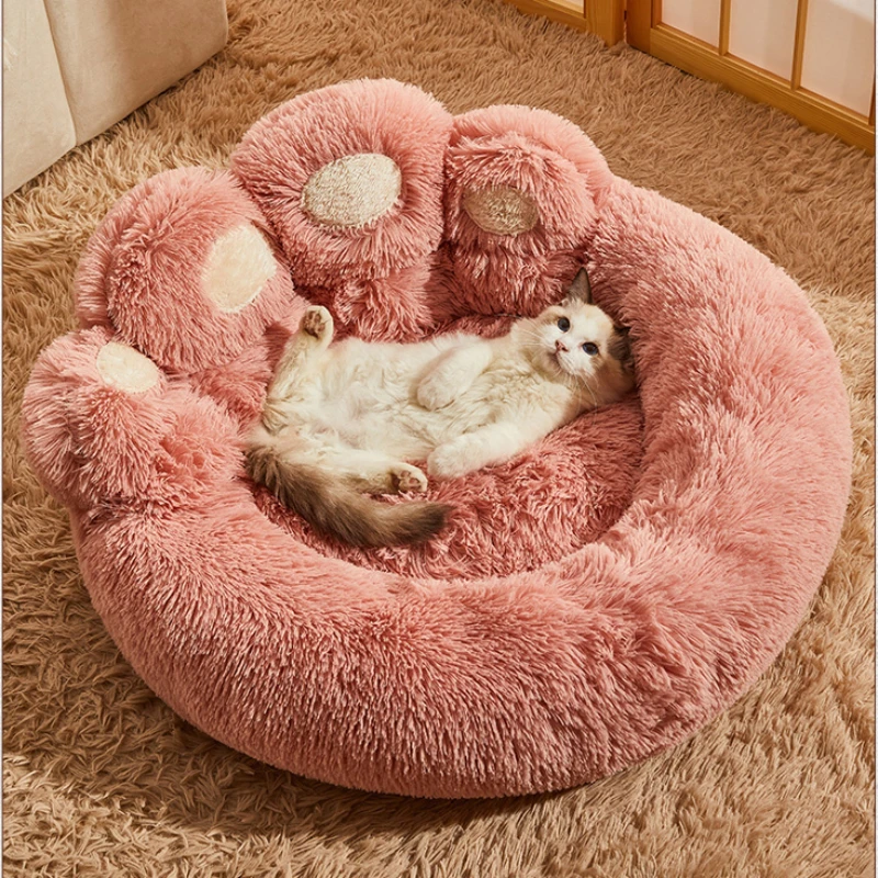 Perrera para gatos y perros, cama Universal cálida y gruesa para las cuatro estaciones, sofá para mascotas de interior, accesorios para perros, ropa de cama