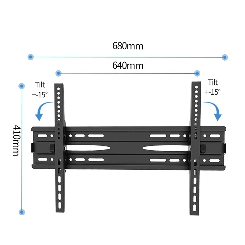BEISHI soportes de pared para TV soporte de inclinación ajustable para televisores LCD LED de 32-70 pulgadas VESA Max 600x400mm peso de carga 75kg soporte para TV - imagen 4
