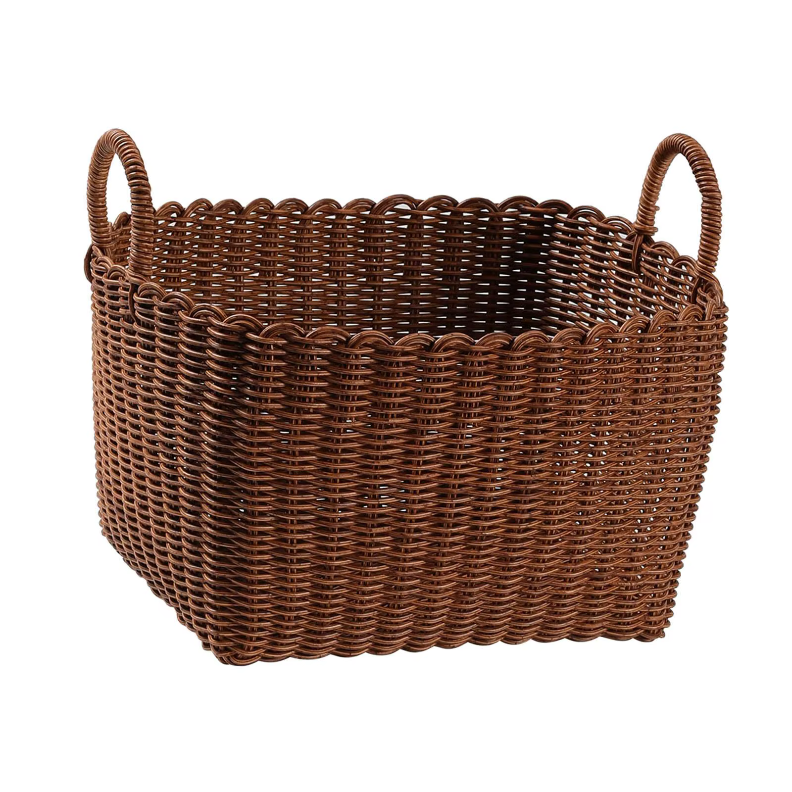 Cesta tejida portátil organizador de juguetes para gato y perro - imagen 4