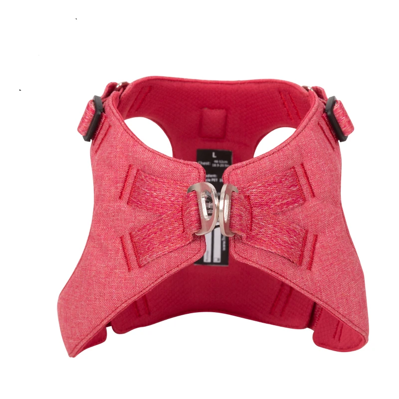 Winhyepet-Chaleco para mascotas, arnés para perros, correas de viaje, luz reflectante, acolchado cómodo, pecho con clip trasero para perros pequeños, Bulldog, cachorro - imagen 3