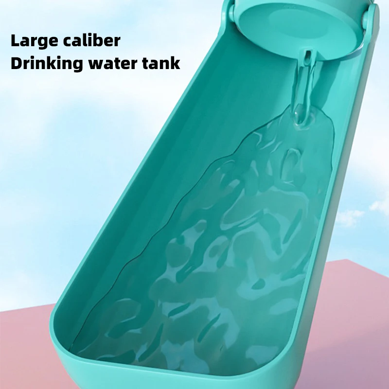 HOOPET-taza de agua al aire libre para perro, botella de agua para perro, bebedero portátil para caminar, bebedero para perros, suministros plegables para mascotas - imagen 4
