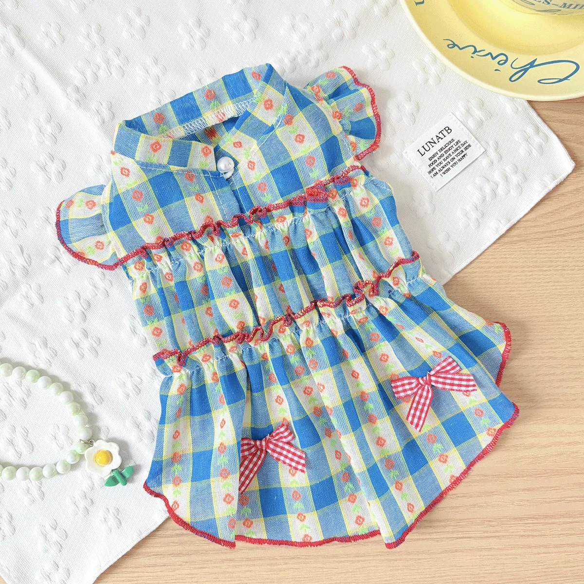 Chaleco princesa con mangas para perros Yorkshire Teddy y gatos