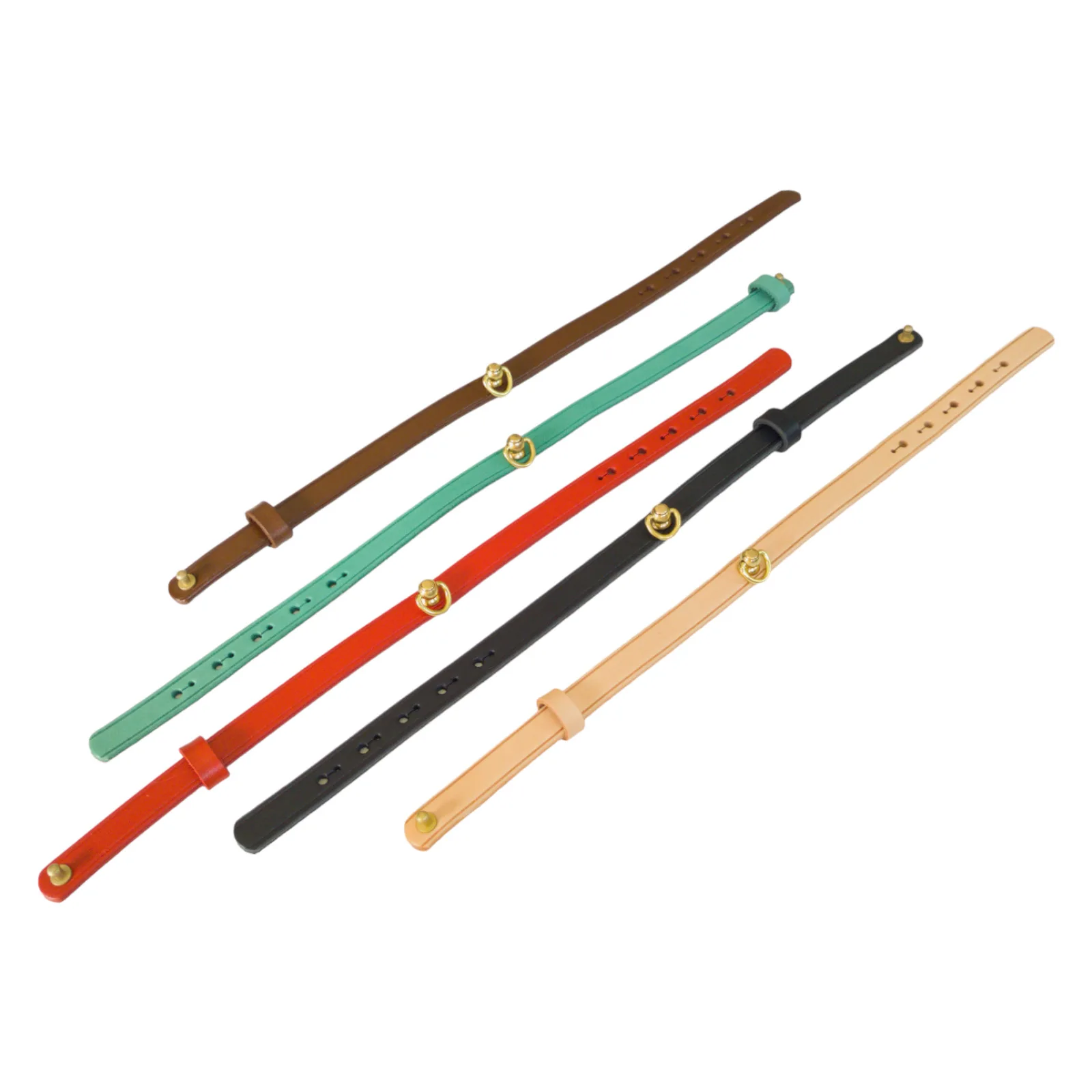 Collar de cuero genuino para gato separable, collares para perros pequeños y gatos con anillo de campana, Collar de cuero para gato, collares para pezones y gatos