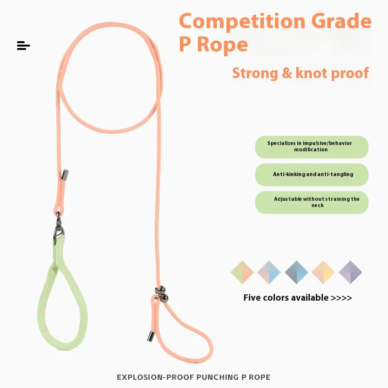 Correas fuertes para perros de 150cm/59,06 pulgadas, correa de nailon para caminar para perros, correas de entrenamiento para cachorros, Collar ajustable para mascotas, correa de plomo, suministros para mascotas