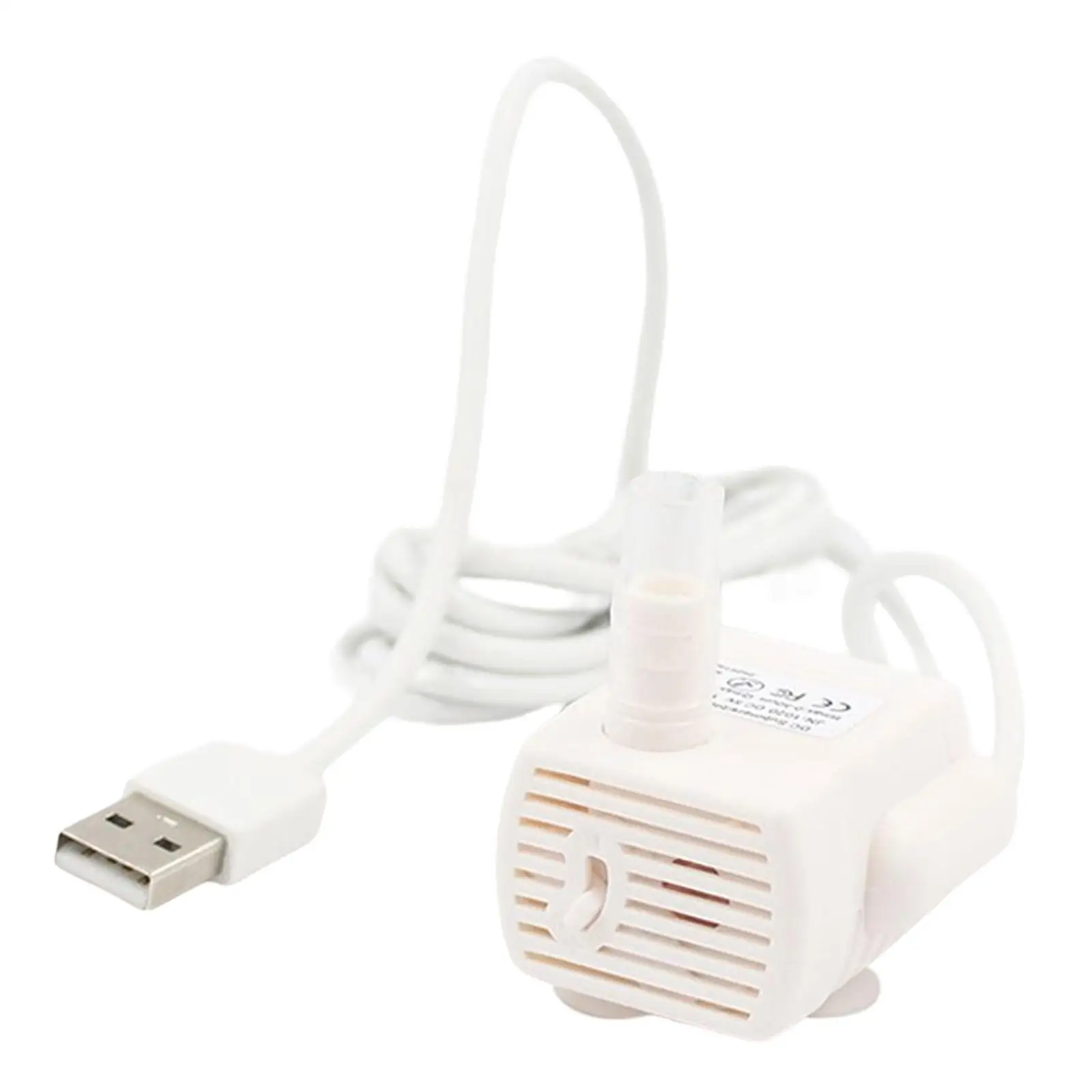 Bomba de agua alimentada por USB para gatos, fuente sumergible impermeable de 5V, silenciosa para - imagen 2
