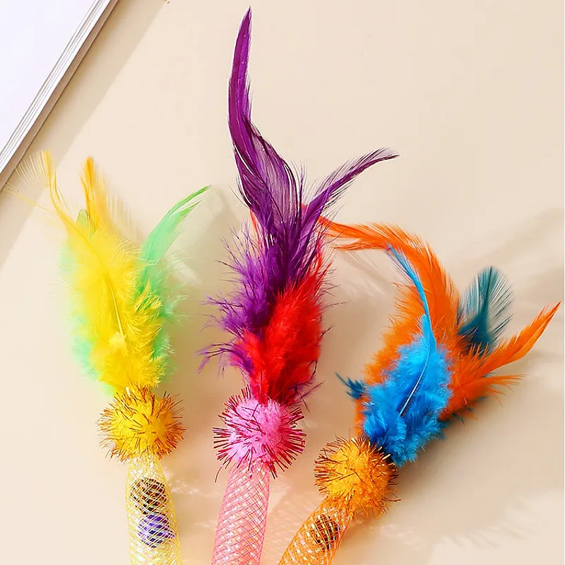 Juguete para gatos, juguetes interactivos de malla elástica para gatos, juguetes para gatos, bola suave, juguete para gatos con campana, productos para mascotas - imagen 5