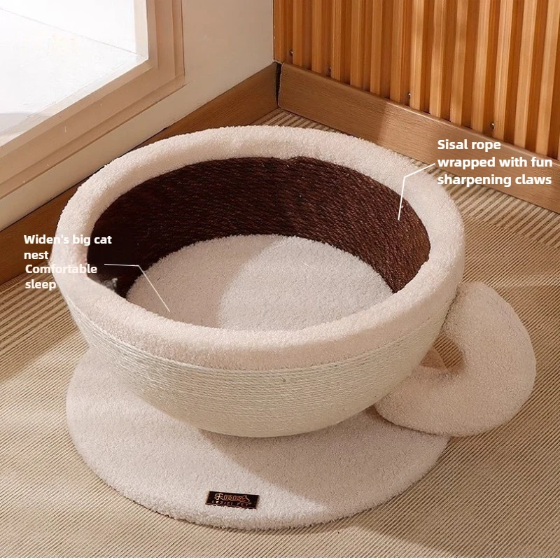 Cama creativa para gatos, camas grandes para mascotas, muebles de lujo resistentes al desgaste para gatos y cachorros, alfombrillas para mascotas, Nesk - imagen 5