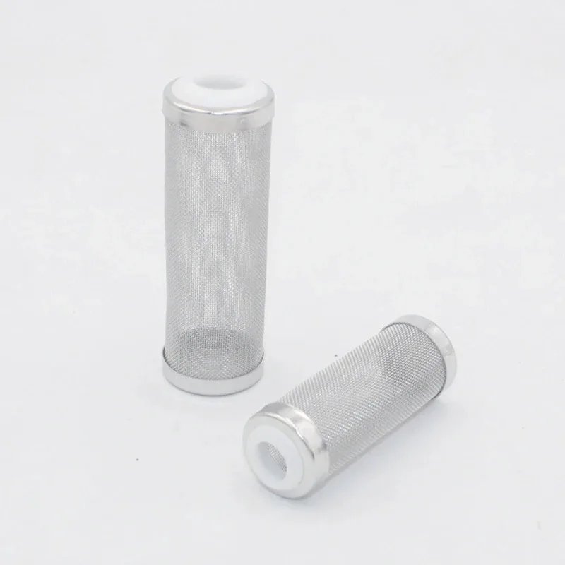 Filtro de acero inoxidable, tamaño S/L, accesorios para acuario, entrada de flujo, protección especial, filtro de cilindro de camarones, red para camarones, 1 ud. - imagen 5