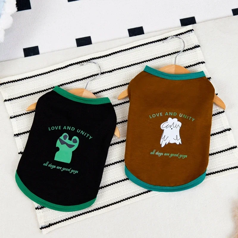 Dog Shirts Pet Clothes with Cute Pattern Summer Pet T Shirts Cool Puppy Vest Breathable Dog Outfit for Chihuahua Bulldog - imagen 5
