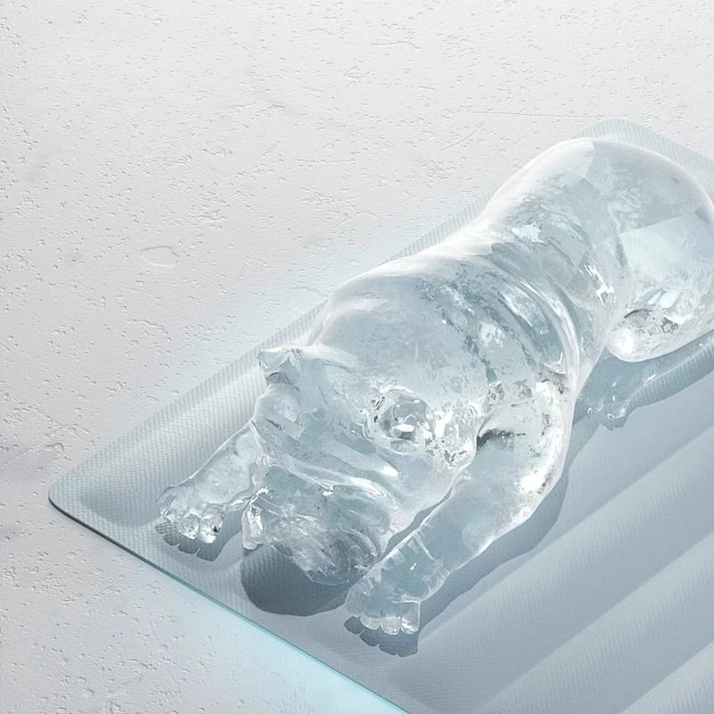 Esteras de Gel frescas para perros de verano, almohadilla para dormir transpirable con disipación de calor para gatos, estera de enfriamiento físico sólido, cojín impermeable para mascotas - imagen 5