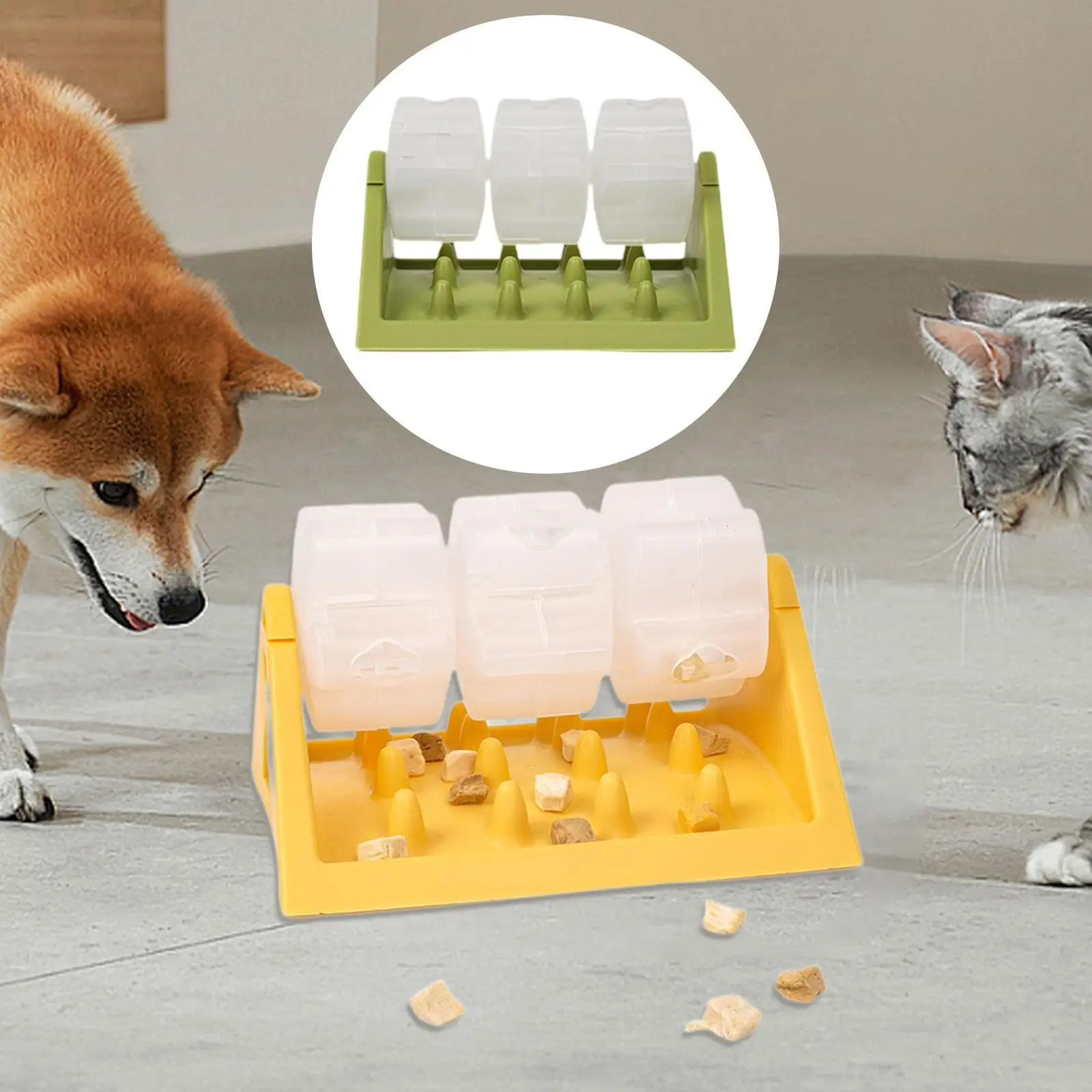 Slow Feeder Puzzle Feeder IQ Training Interactive Toy Feeding Tray Treat