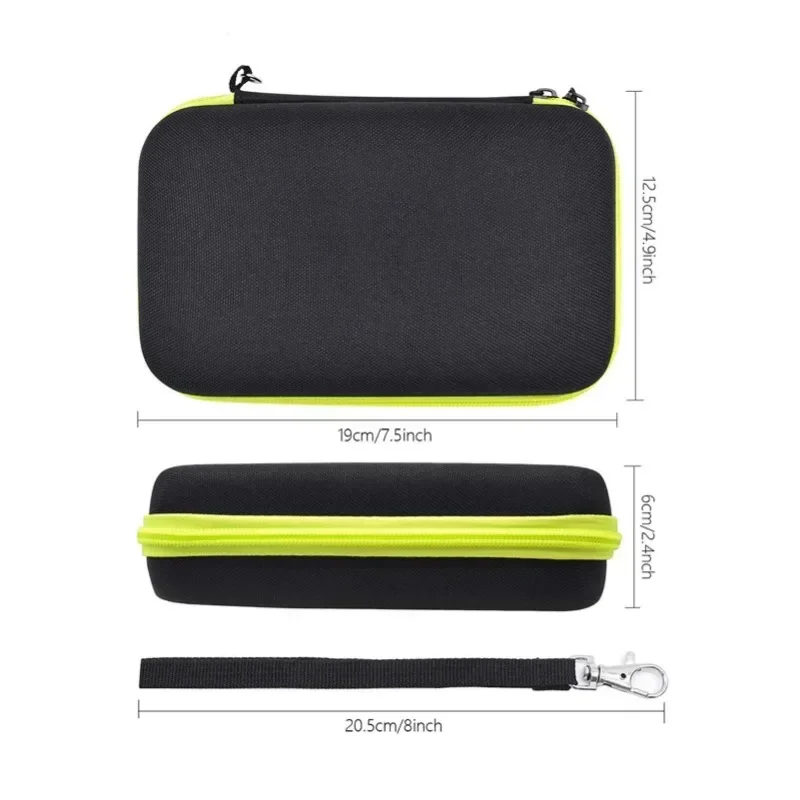 Estuche torage EVA Estuche portátil Recortador eléctrico Afeitadora Estuche de viaje Funda protectora Bolsa de almacenamiento para Philips One Blade - imagen 5