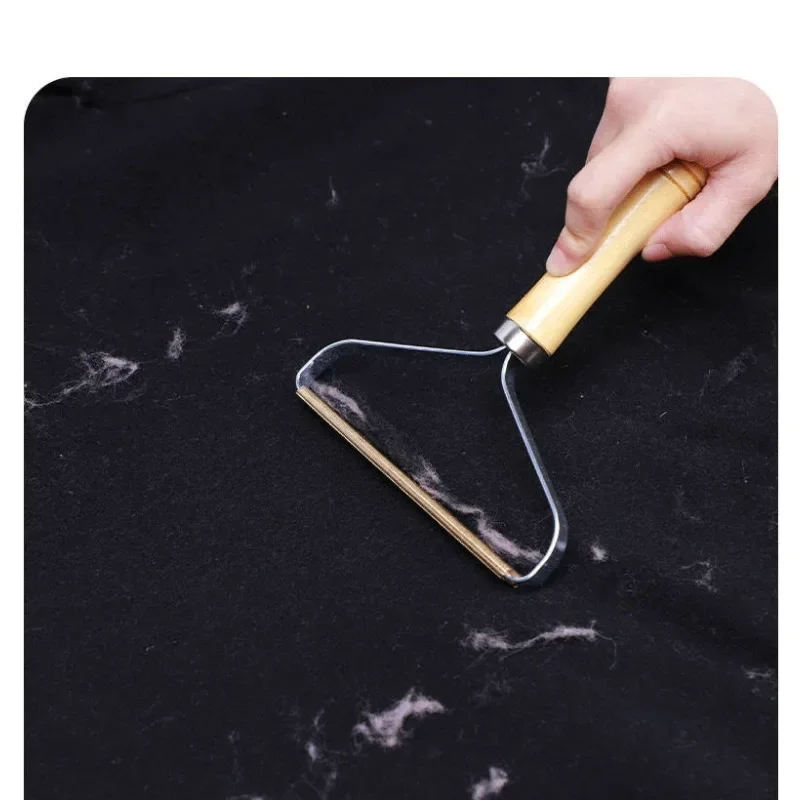 Cepillo de lana para perros y gatos, eliminador de pelo de animales, peine, portátil, Manual - imagen 5