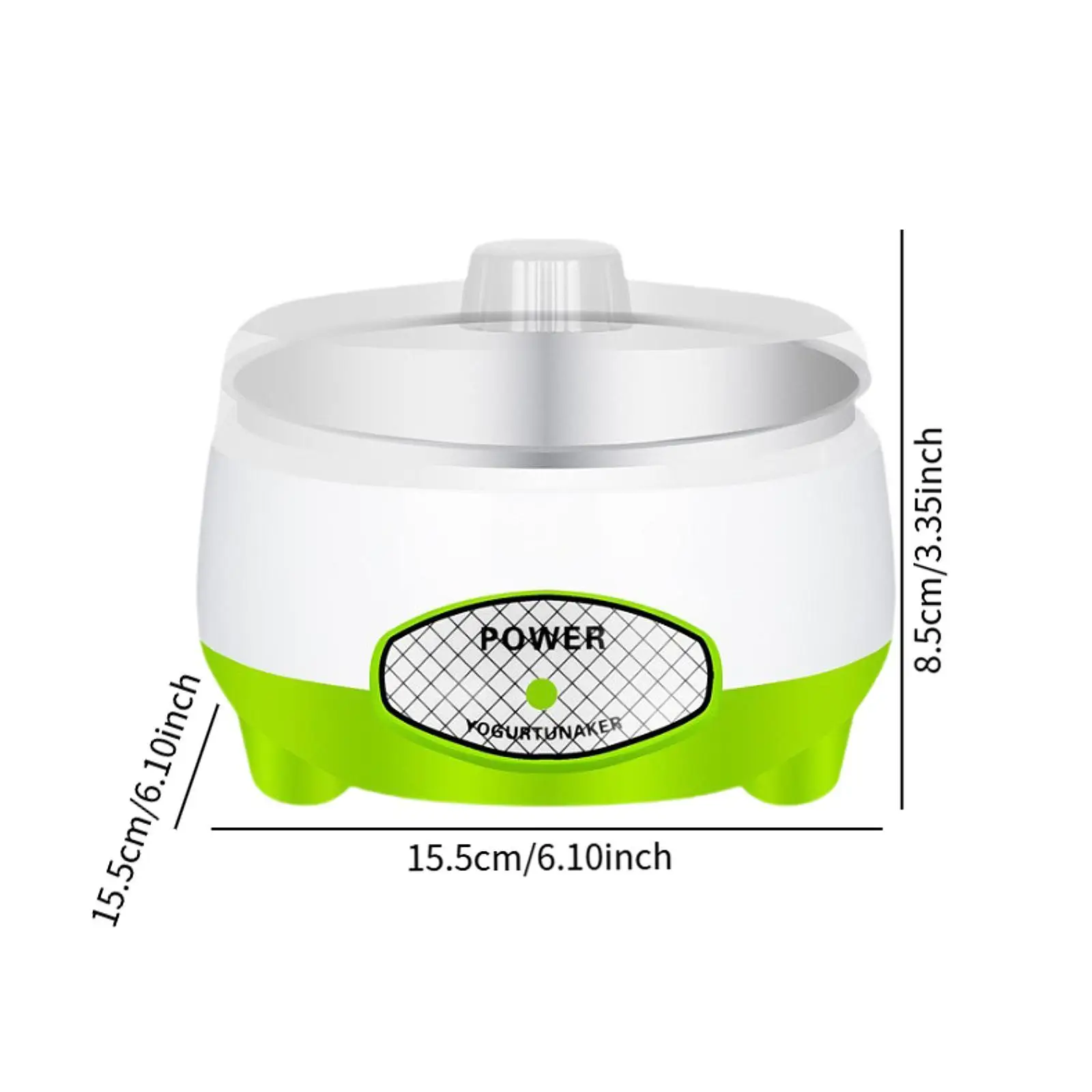 Heated Dog Pet Bowl 1000ml Mute Stainless Steel Insert for Cats Kitten Puppy