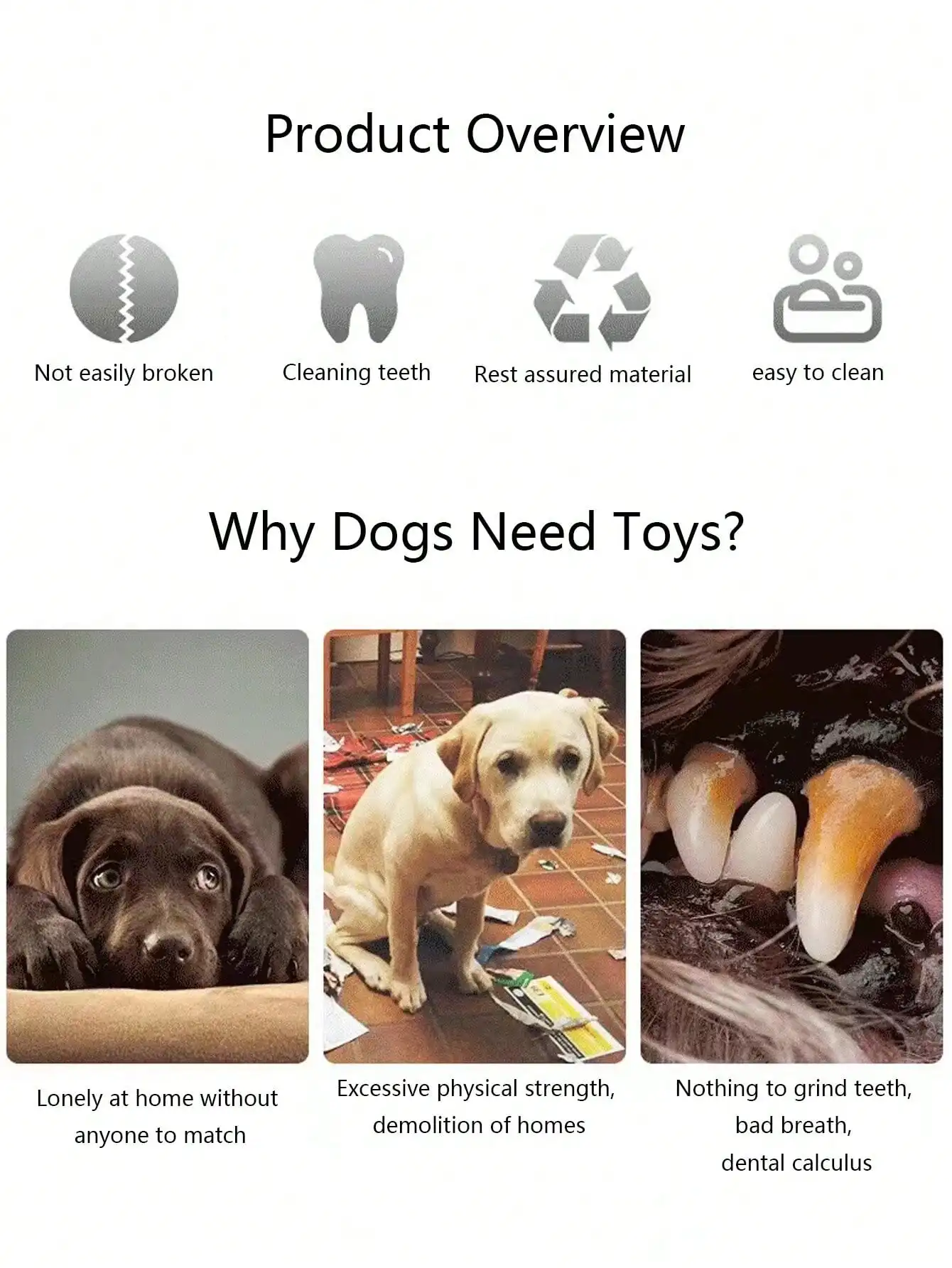 Juguete de peluche chirriante con diseño de hueso para mascotas, juguete masticable para perros, suministro interactivo, 1 unidad - imagen 4