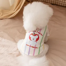 Camiseta a rayas para perro Yorkshire Terrier – Cómoda y térmica