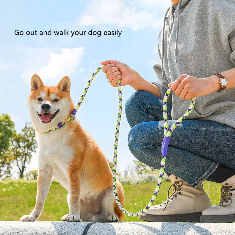 Correa fuerte para perro, correas para mascotas, correa reflectante para perro grande, pequeño, mediano y grande, remolque de arrastre, Golden Retriever - imagen 2
