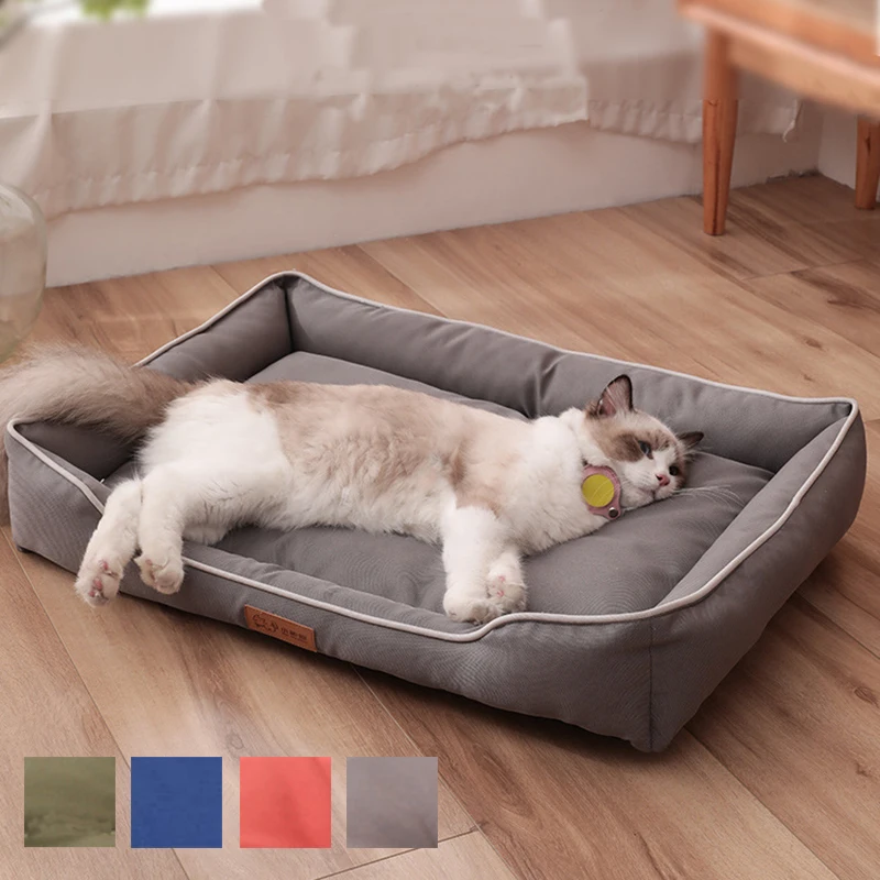 Thickened Filling All Season Dog Kennel Bite-resistant Medium Dog Sofa Bed 600D Oxford Cloth Waterproof Cat Nest Accessories