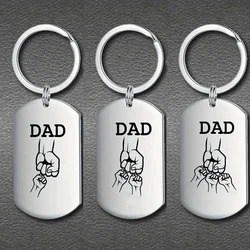 Llavero de acero inoxidable para papá - Regalo Día del Padre
