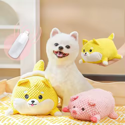 Juguete de pato peluche resistente a mordidas para perros