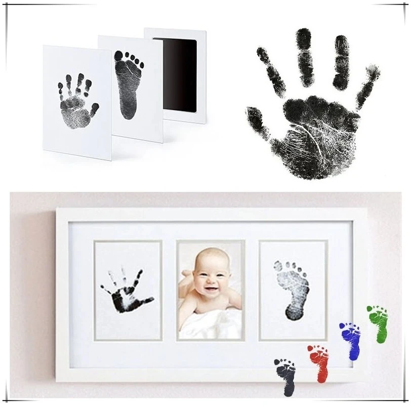 Pet Dog Footprint Handprint Pad Safe Non-toxic Printing Pad Pet Footprint Baby Paw Print Pad Footprint Pad Ink-free - imagen 2