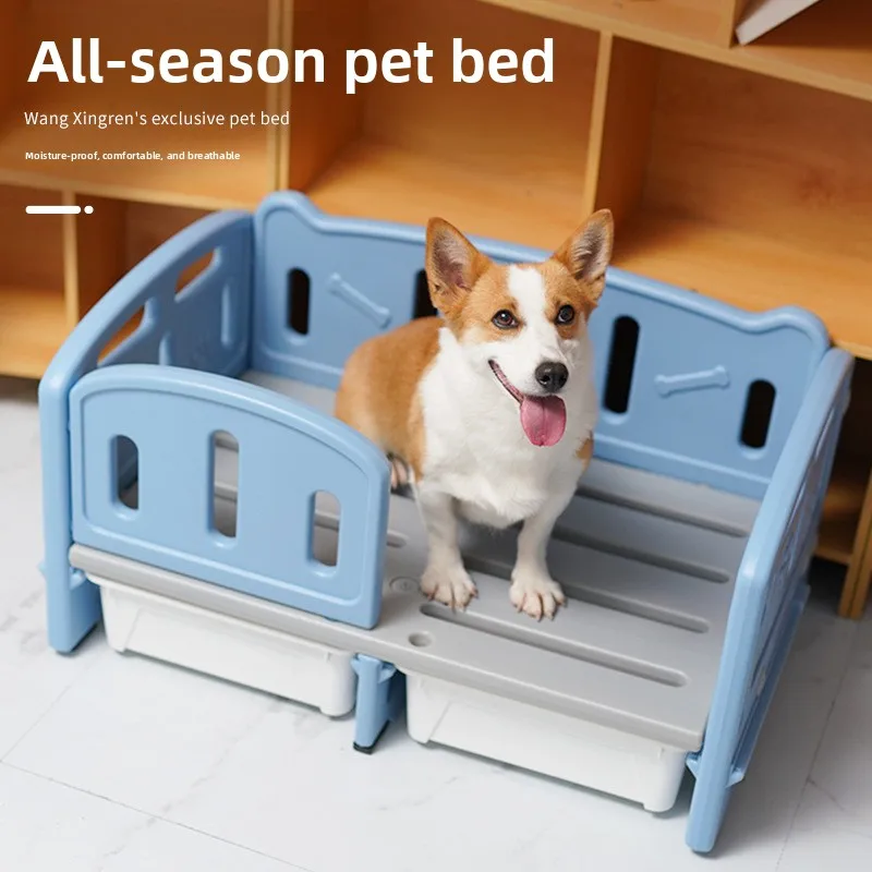Cama elevada transpirable para perros pequeños y medianos – Corgi - imagen 2