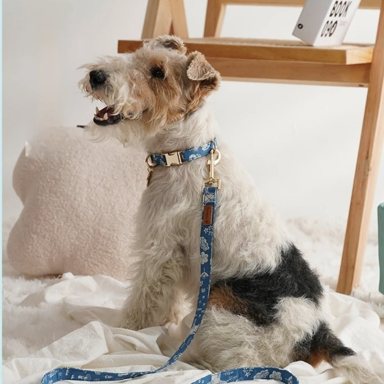 Collar para perro de tamaño pequeño y mediano, correa para mascotas al aire libre, Collar creativo, hipoalergénico, algodón suave para bebé, tamaño ajustable - imagen 5