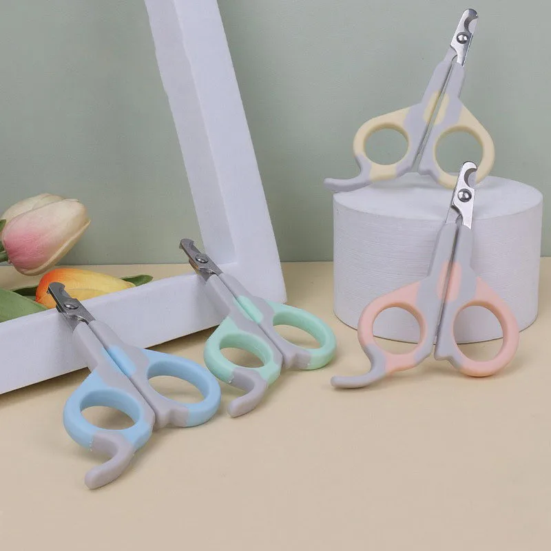 Pet Cat Nail Clippers, Professional Nail Scissors for Cats/Teddy Puppies, Sharp Dog Nail Cutters, Essential Pet Grooming Tools