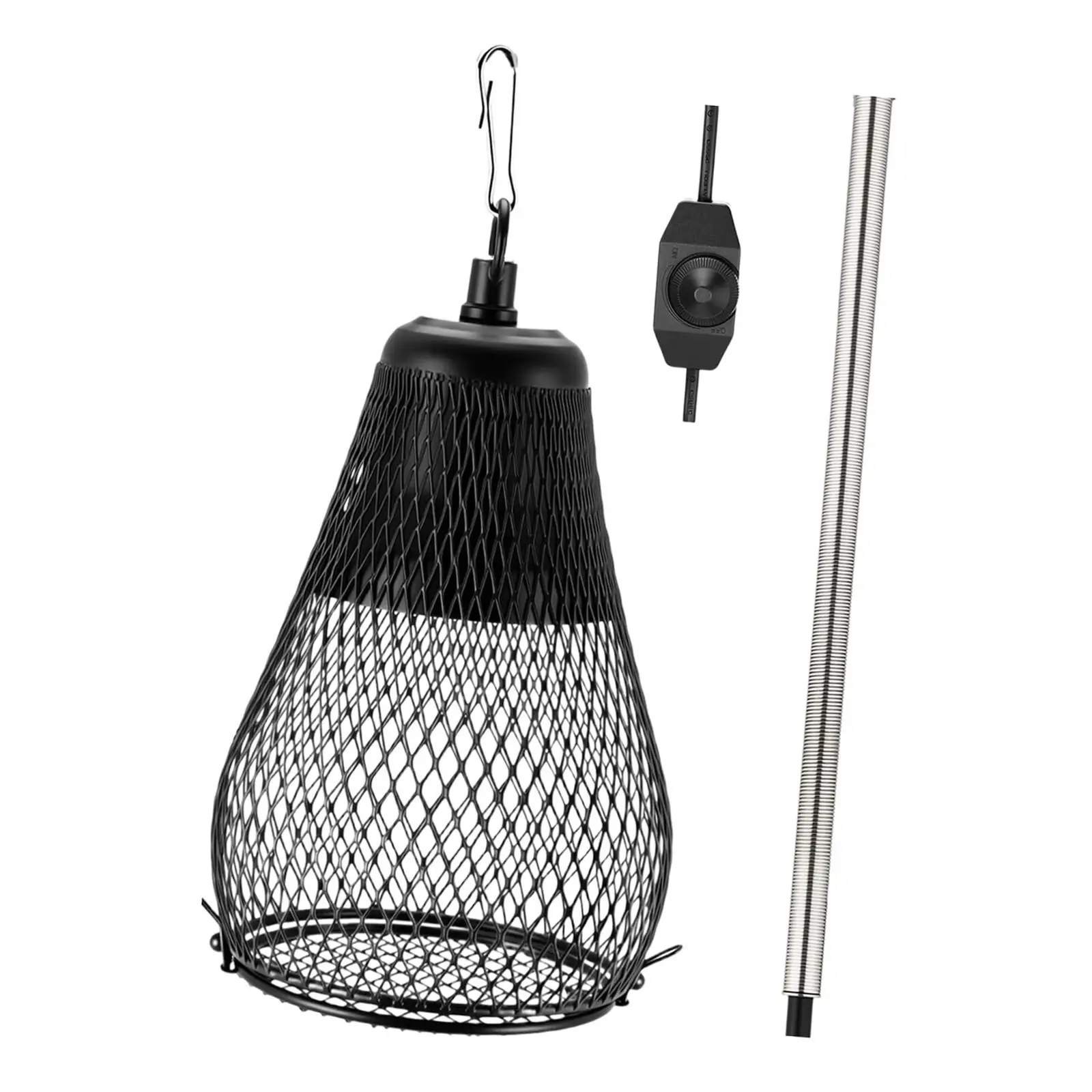 Tapa de lámpara de calor, protección de enchufe estadounidense, malla de lámpara de calor para serpiente, tortuga, camaleón - imagen 2