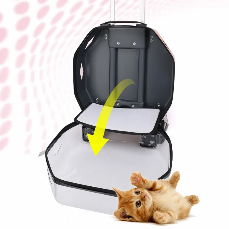 Transportin mochila transparente para perros y gatos - ventilado - imagen 4