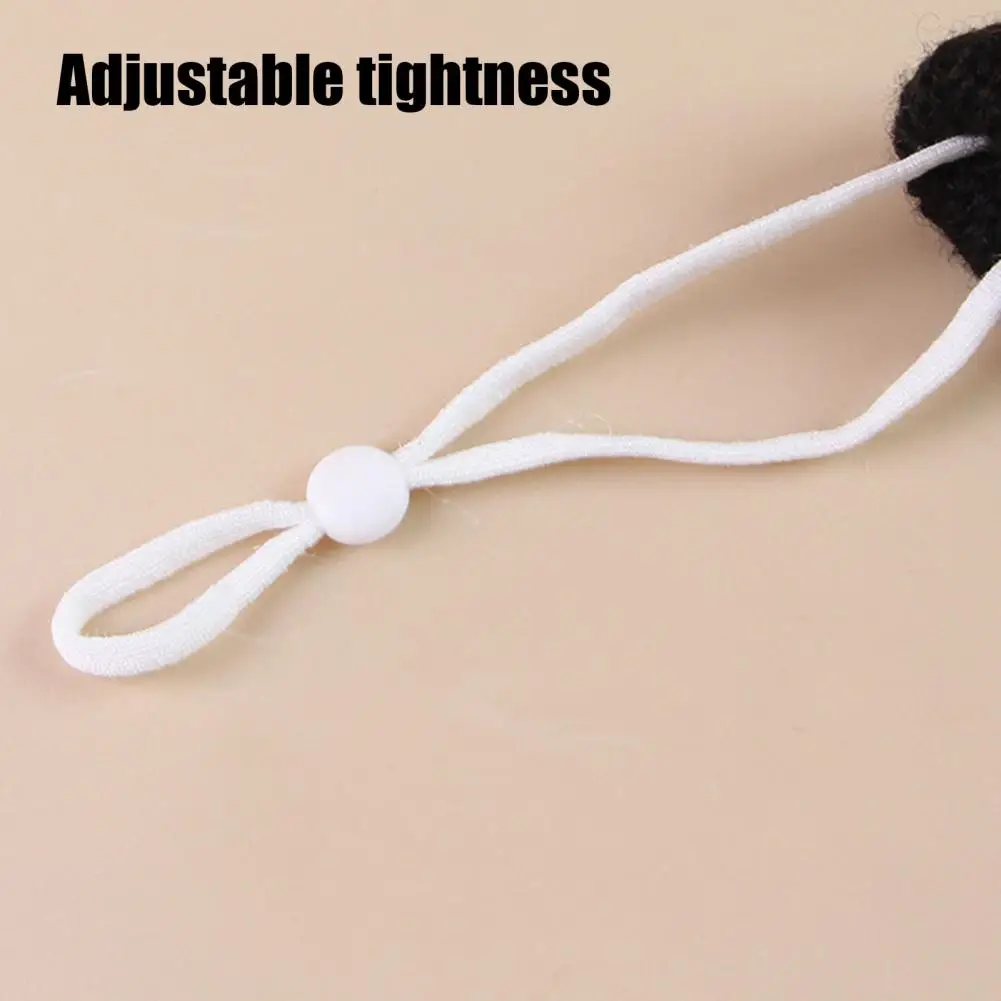 Gorro para hámster, gorro pequeño de punto con gafas con pompón, minisombrero pequeño para mascotas con correa ajustable para disfraz de conejillo de indias, gorro de utilería para fotografía - imagen 4