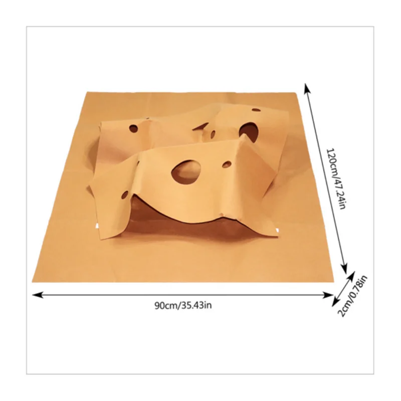 Alfombrilla de juego de actividades para gatos de 2 capas, juguetes de entrenamiento para rascar, almohadilla marrón resistente a los arañazos, accesorios de juguetes para gatitos - imagen 4