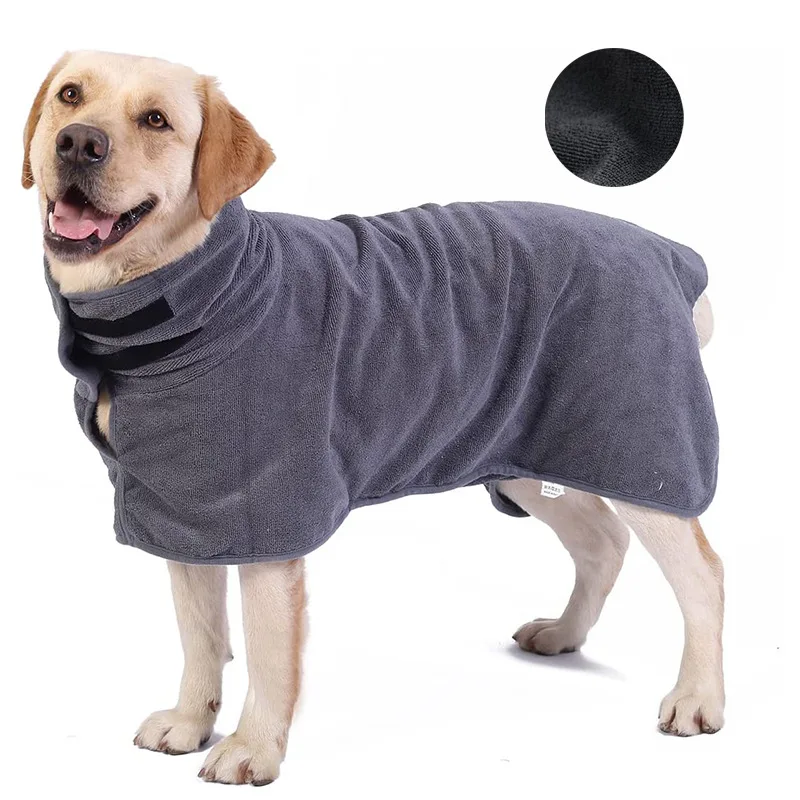 Albornoz cálido para perros – Secado rápido y microfibra absorbente - imagen 5