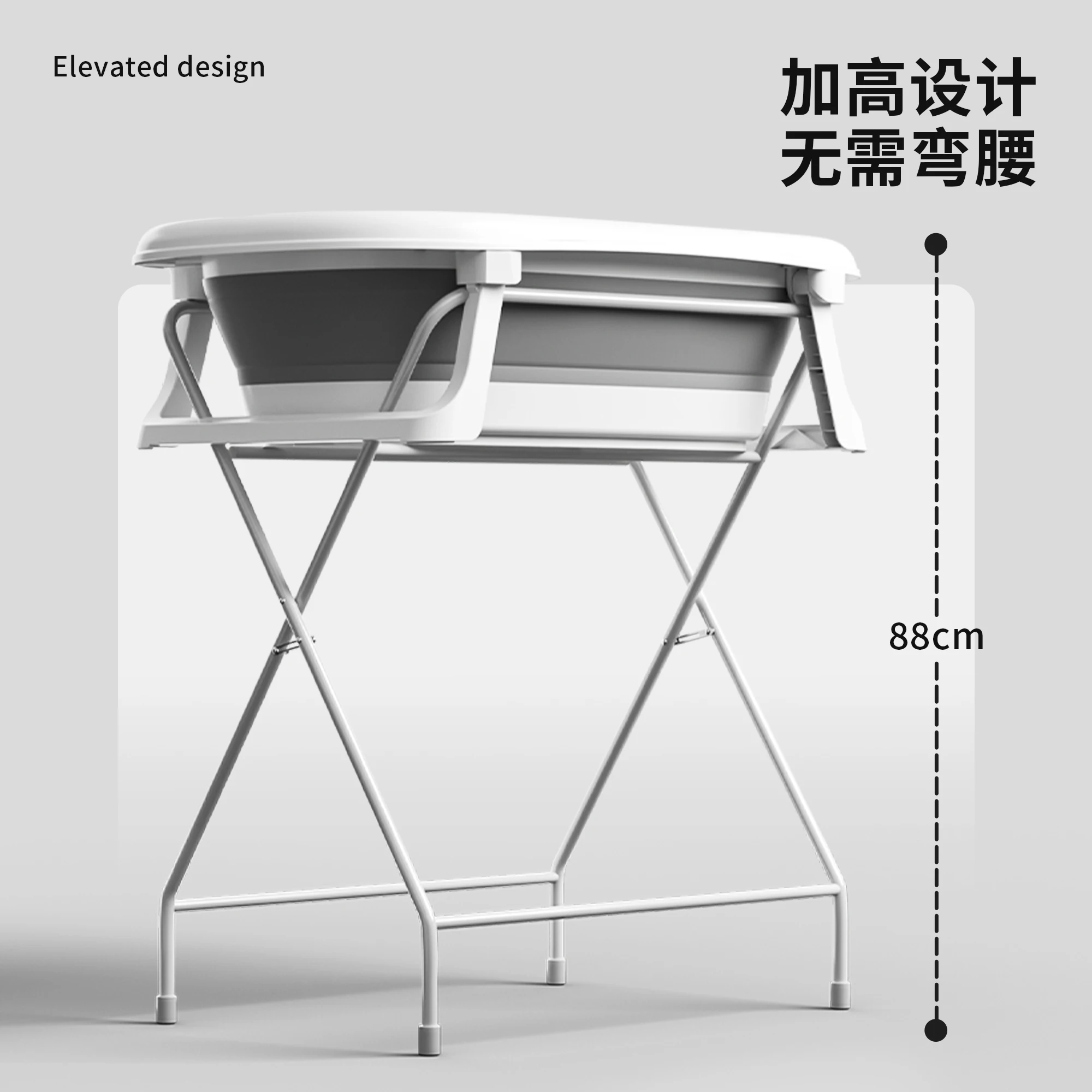 Bañera para perros y cachorros, bañera elevada para gatos, baño para perros, baño plegable - imagen 2